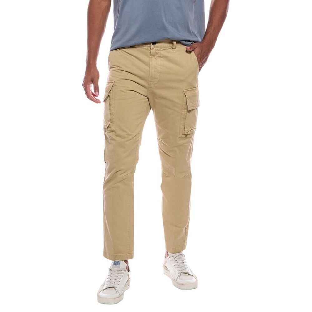 Diesel Mens  Embrod Cargo Jean, Beige